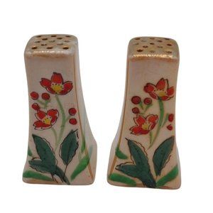 Salt and Pepper Shakers Lusterware Japan